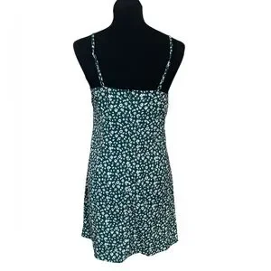 SHEIN | Dresses | Shein Green Floral Mini Dress | Poshmark